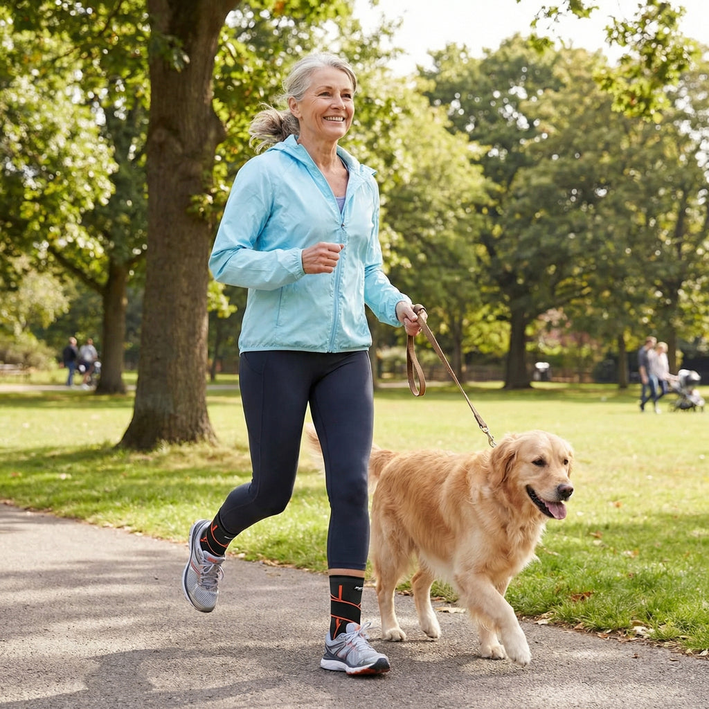 SwiftGuard Anti-Fatigue Bamboo Compression Sleeve™